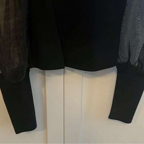 Abella Puff Sleeve Square Neck Sweater - Picture 15 of 16